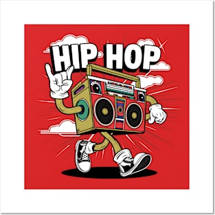 Hip Hop Boombox | T Shirt Design Posters and Art